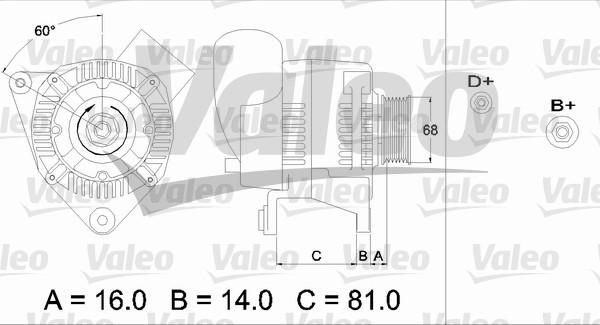 Valeo 436388 - Alternator autospares.lv