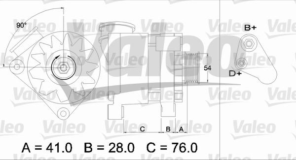 Valeo 436334 - Alternator autospares.lv