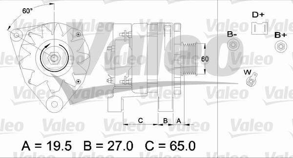 Valeo 436335 - Alternator autospares.lv