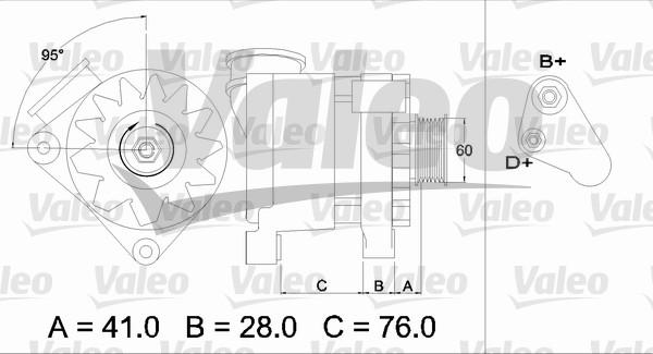 Valeo 436332 - Alternator autospares.lv