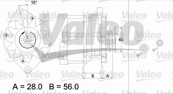 Valeo 436295 - Alternator autospares.lv