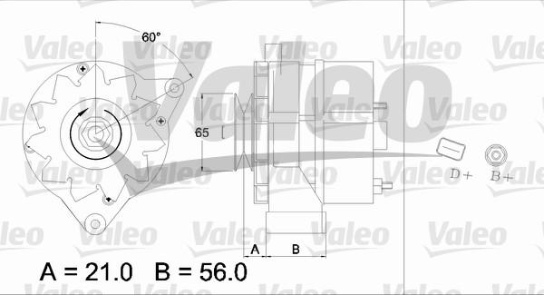 Valeo 436298 - Alternator autospares.lv