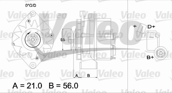 Valeo 436297 - Alternator autospares.lv