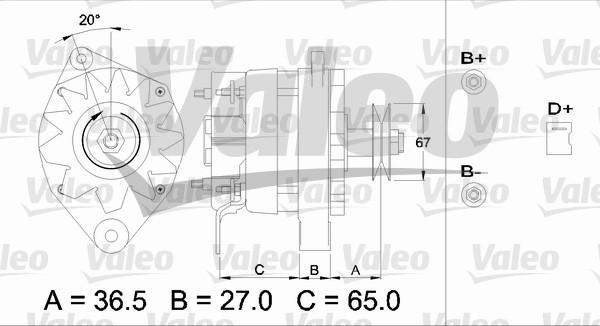 Valeo 436246 - Alternator autospares.lv