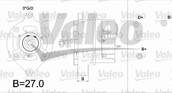 Valeo 436263 - Alternator autospares.lv