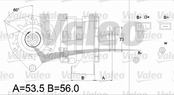 Valeo 436208 - Alternator autospares.lv