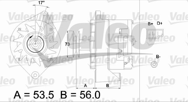 Valeo 436215 - Alternator autospares.lv