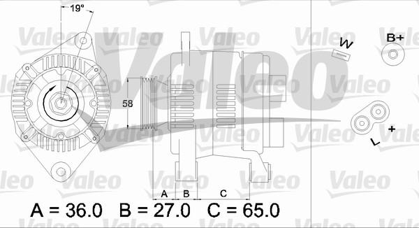 Valeo 436285 - Alternator autospares.lv