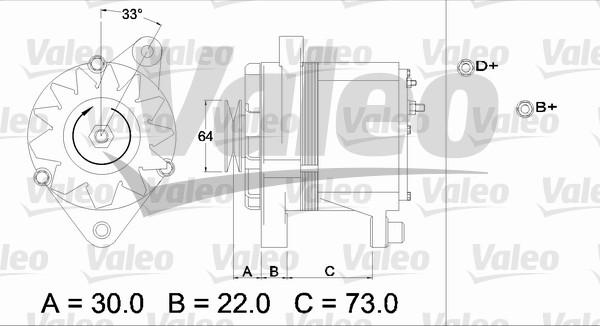 Valeo 436235 - Alternator autospares.lv