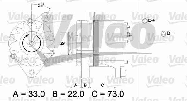 Valeo 436236 - Alternator autospares.lv