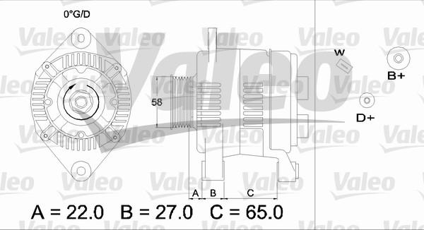 Valeo 436275 - Alternator autospares.lv