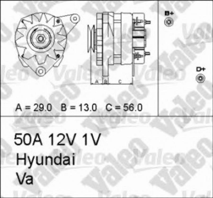 Valeo 436747 - Alternator autospares.lv