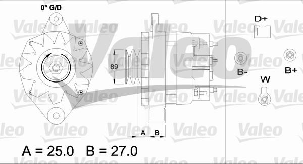 Valeo 436716 - Alternator autospares.lv