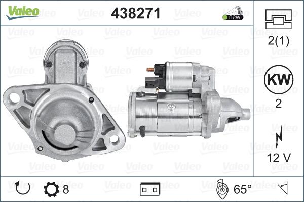 Valeo 438271 - Starter autospares.lv