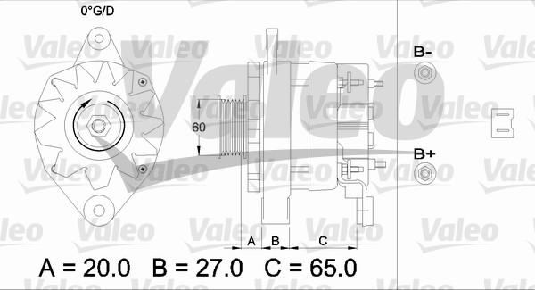 Valeo 433461 - Alternator autospares.lv