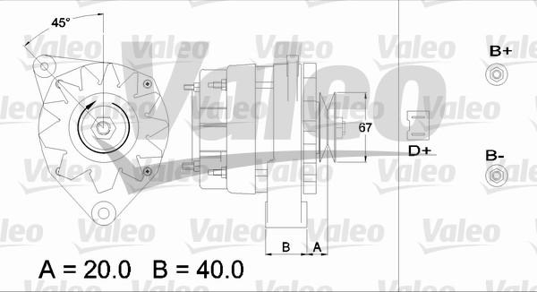 Valeo 433416 - Alternator autospares.lv