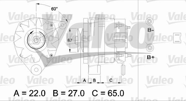 Valeo 433430 - Alternator autospares.lv