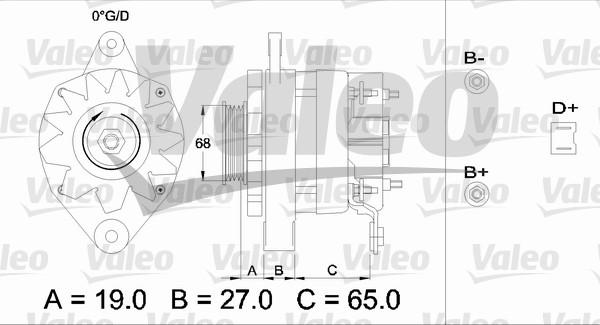 Valeo 433420 - Alternator autospares.lv