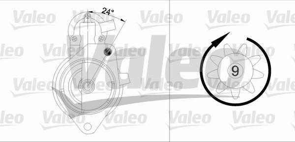 Valeo 433344 - Starter autospares.lv