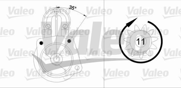 Valeo 433346 - Starter autospares.lv