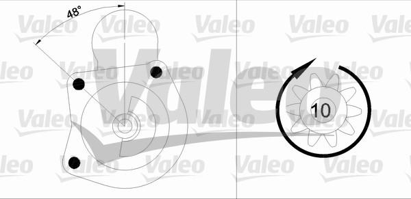 Valeo 433340 - Starter autospares.lv