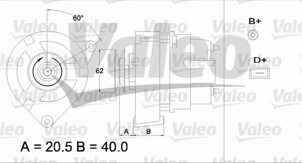 Valeo 433352 - Alternator autospares.lv