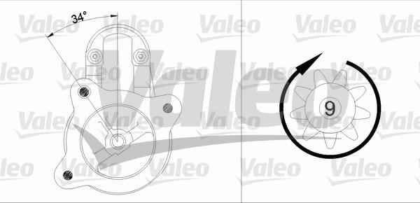 Valeo 433300 - Starter autospares.lv