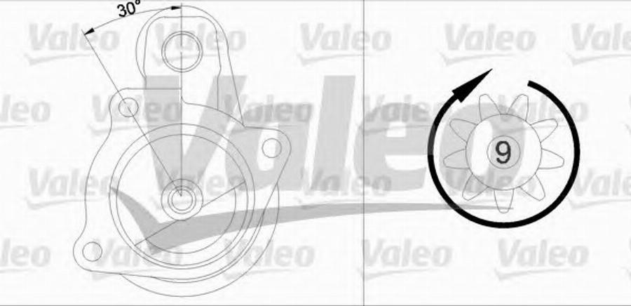 Valeo 433313 - Starter autospares.lv