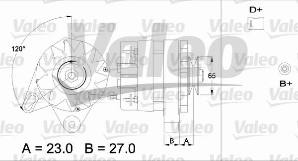 Valeo 433387 - Alternator autospares.lv