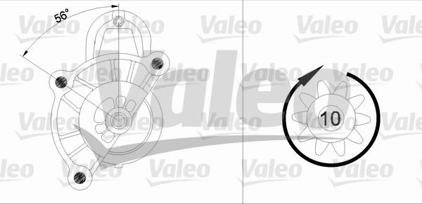 Valeo 433324 - Starter autospares.lv