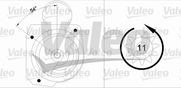 Valeo 433327 - Starter autospares.lv