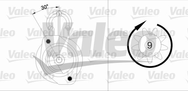 Valeo 433294 - Starter autospares.lv