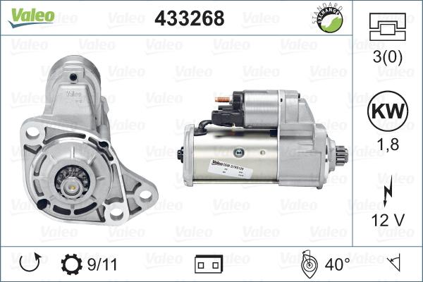 Valeo 433268 - Starter autospares.lv