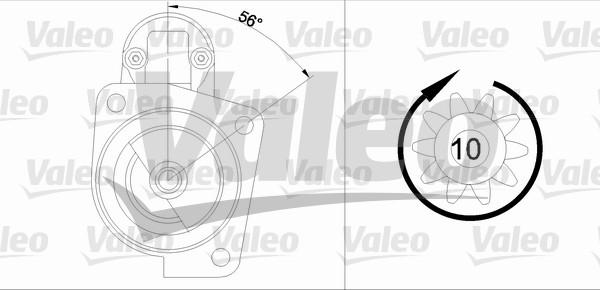 Valeo 433286 - Starter autospares.lv