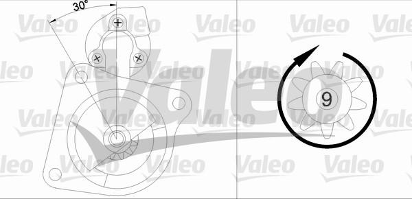 Valeo 433282 - Starter autospares.lv