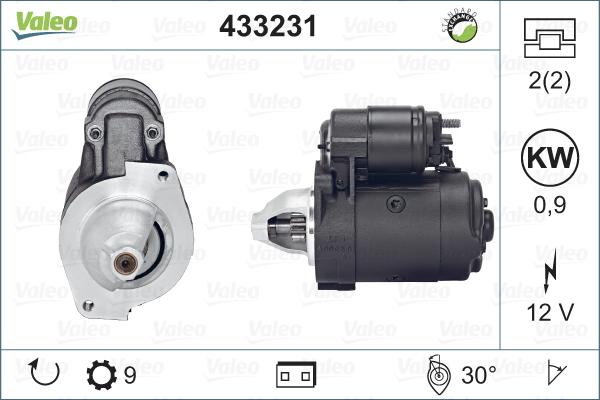 Valeo 433231 - Starter autospares.lv