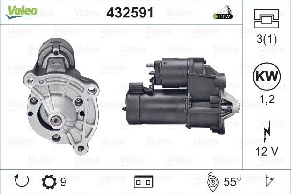 Valeo 432591 - Starter autospares.lv