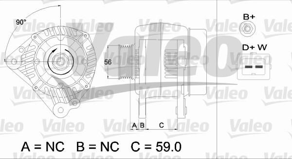 Valeo 437494 - Alternator autospares.lv