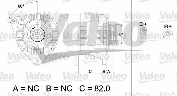 Valeo 437495 - Alternator autospares.lv
