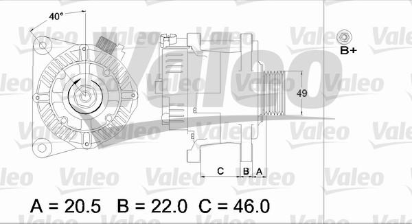 Valeo 437409 - Alternator autospares.lv