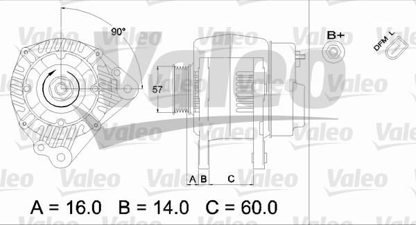 Valeo 437412 - Alternator autospares.lv