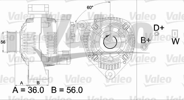 Valeo 437489 - Alternator autospares.lv