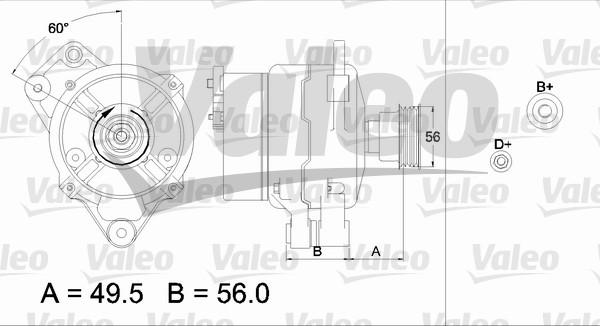 Valeo 437438 - Alternator autospares.lv