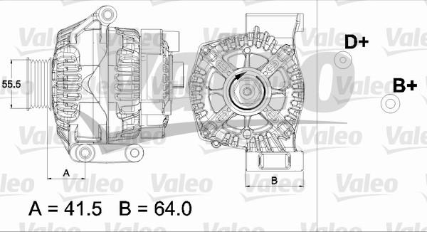 Valeo 437475 - Alternator autospares.lv