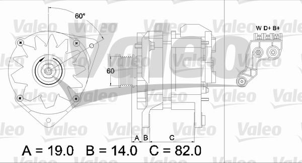 Valeo 437081 - Alternator autospares.lv