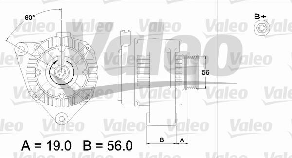 Valeo 437190 - Alternator autospares.lv