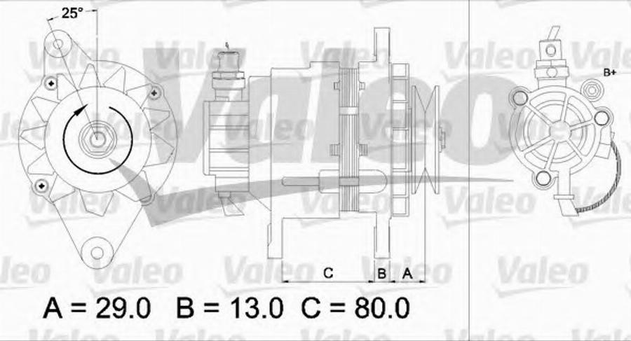 Valeo 437159 - Alternator autospares.lv