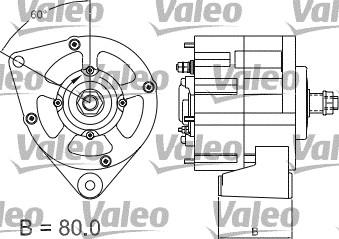 Valeo 437167 - Alternator autospares.lv