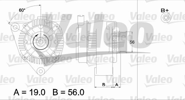 Valeo 437186 - Alternator autospares.lv