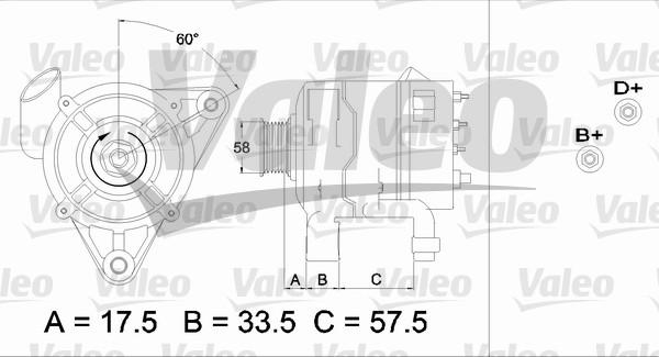 Valeo 437181 - Alternator autospares.lv